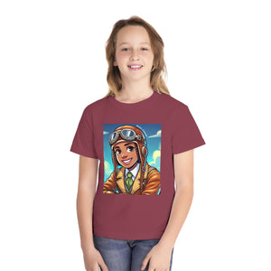 Black History Month T-Shirt for Kids - Bessie Coleman, Black History T-Shirt for Girls and Boys