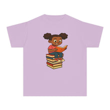 Reading Book Stack T-Shirt for Girls