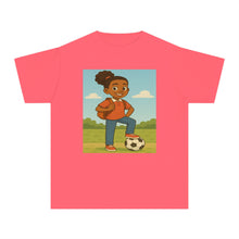Back to School Soccer Student Athlete T-Shirt (African American / Black Girl)