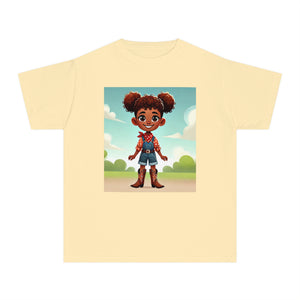 Youth - Cowgirl T-shirt (African American Cowgirl / Black Cowgirl)