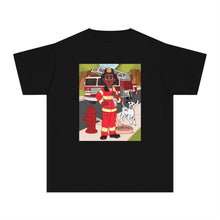 Fireman T-Shirt for Boys (African American Boy / Black Boy)