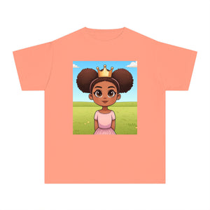 Youth - Young Queen Midweight T-Shirt (African American / Black Girl)