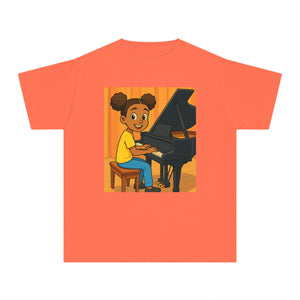 Black Girl Piano T-Shirt – Celebrate Music, Talent, and Representation