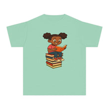 Reading Book Stack T-Shirt for Girls