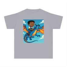 Fire Dragon T-Shirt for Boys (African American Boy / Black Boy)