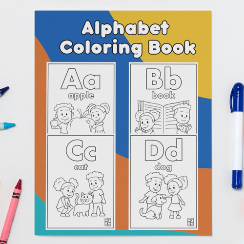 Alphabet Coloring Book for Black Kids – Inspire Learning & Confidence
