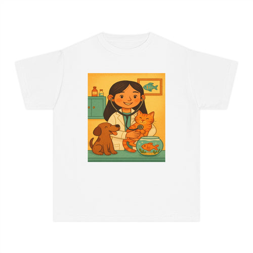 Asian American Veterinarian T-Shirt for GIrls