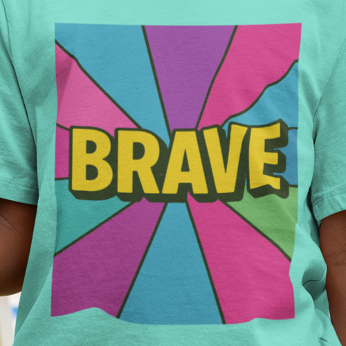 BRAVE Affirmation T-Shirt for Girls