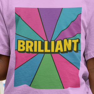 "BRILLIANT" Affirmation T-Shirt for Kids
