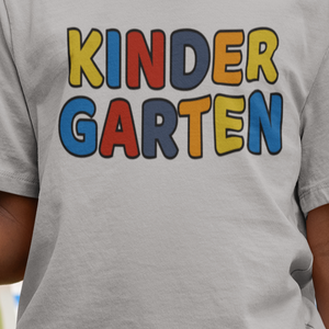 Back to School "KINDERGARTEN" T-shirt for Boys