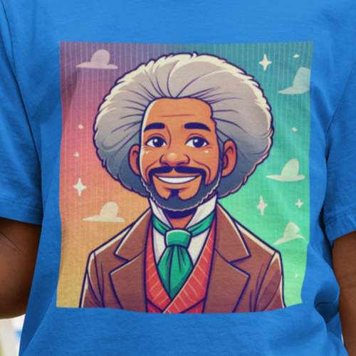 Black History Month T-shirt for Kids - Frederick Douglass, Black History T-Shirt for Boys and Girls