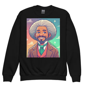 Black History Sweatshirt for Kids - Frederick Douglass