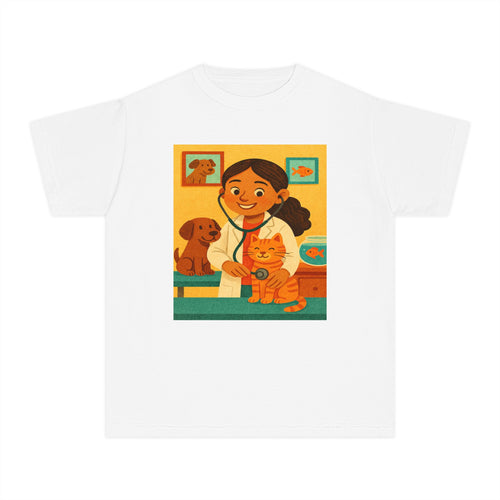 Hispanic Veterinarian T-Shirt for GIrl (Latina Veterinarian)