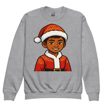 Indian American Boy Santa - Santa Sweatshirt for Kids