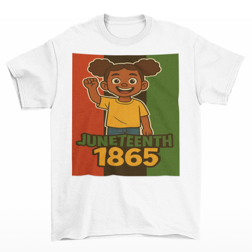 Juneteenth T-Shirt for Girls – Black-Owned Kids Clothing