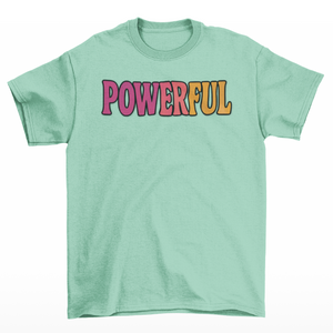 POWERFUL Affirmation T-Shirt for Girls – Inspirational Girl Power Tee
