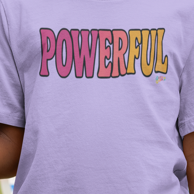 POWERFUL Affirmation T-Shirt for Kids