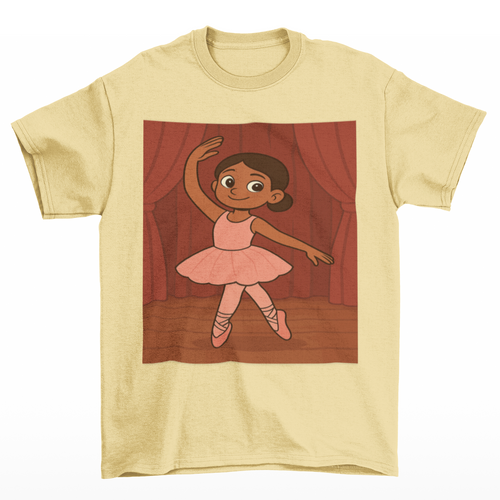 Wonderful Girls Ballerina T-Shirt (Hispanic Girl Ballerina / Latina Ballerina)