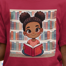 Young Reader T-Shirt for Girls (African American Girl / Black Girl)