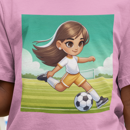 Youth - Soccer Sensation Midweight Tee (Latina / Hispanic)