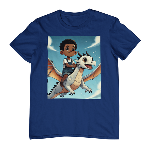 Youth - Dragon Prince T-Shirt (African American Boy / Black Boy)