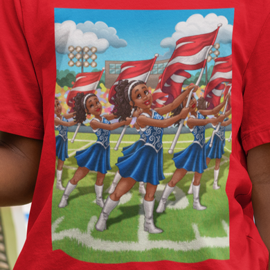Youth - HBCU Marching Band Flag Corps T-Shirt