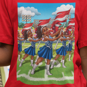 Youth - HBCU Marching Band Flag Corps T-Shirt