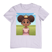 Youth - Young Queen Midweight T-Shirt (African American / Black Girl)