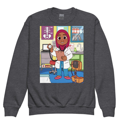 Muslim Girls Sweatshirt Doctor / Muslim Kids Doctor Sweatshirt