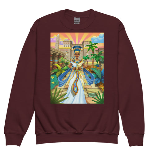 Youth - Egyptian Queen Crewneck Sweatshirt