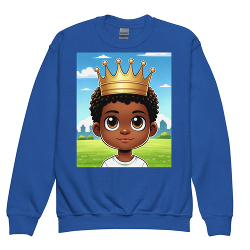 Youth - Young King Crewneck Sweatshirt