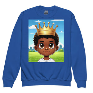 Royal Confidence Youth Sweatshirt (African American / Black Boy Sweatshirt)