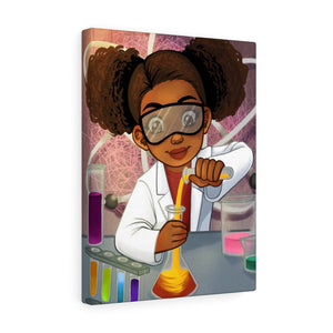 Chemistry Girl Canvas Wraps (12in x 16in)