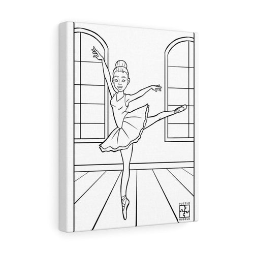 Ballerina Painting Canvas (11in x 14in)