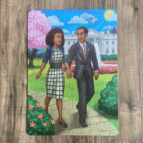 Black Love & History Puzzle (14in x 19.5in, 100 Pieces)