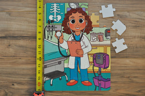 Girl Doctor Puzzle (10.5in x 14in w/42 pieces)