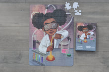 XL Chemistry Girl Kids' Puzzle (14in x 19.5in w/100 Pieces)