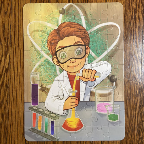 Scientist Boy Puzzle – 54 Piece Jigsaw Puzzle for Kids