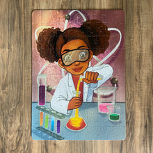 XL Chemistry Girl Kids' Puzzle (14in x 19.5in w/100 Pieces)