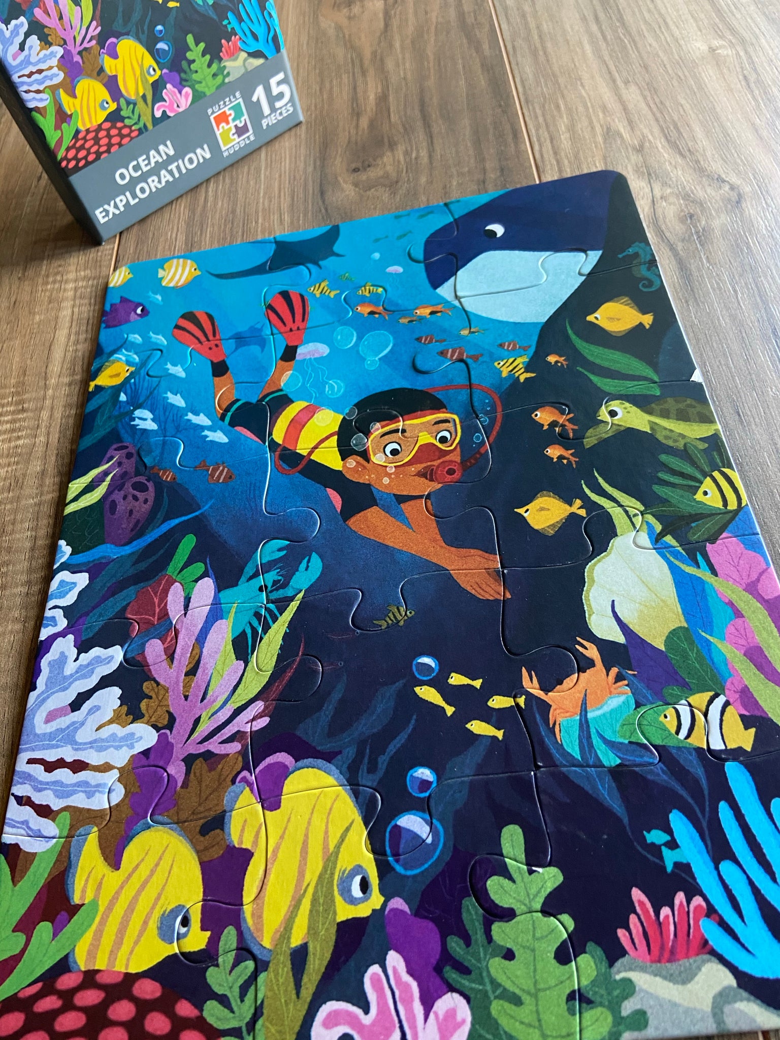 Ocean Exploration Puzzle for Kids (9in x 12in, 15 Pieces) – African ...