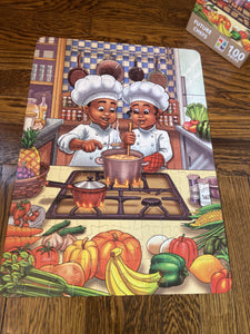 XL Future Future Chefs Puzzle (14in x 19.5in w/100 Pieces) - Clearance Price