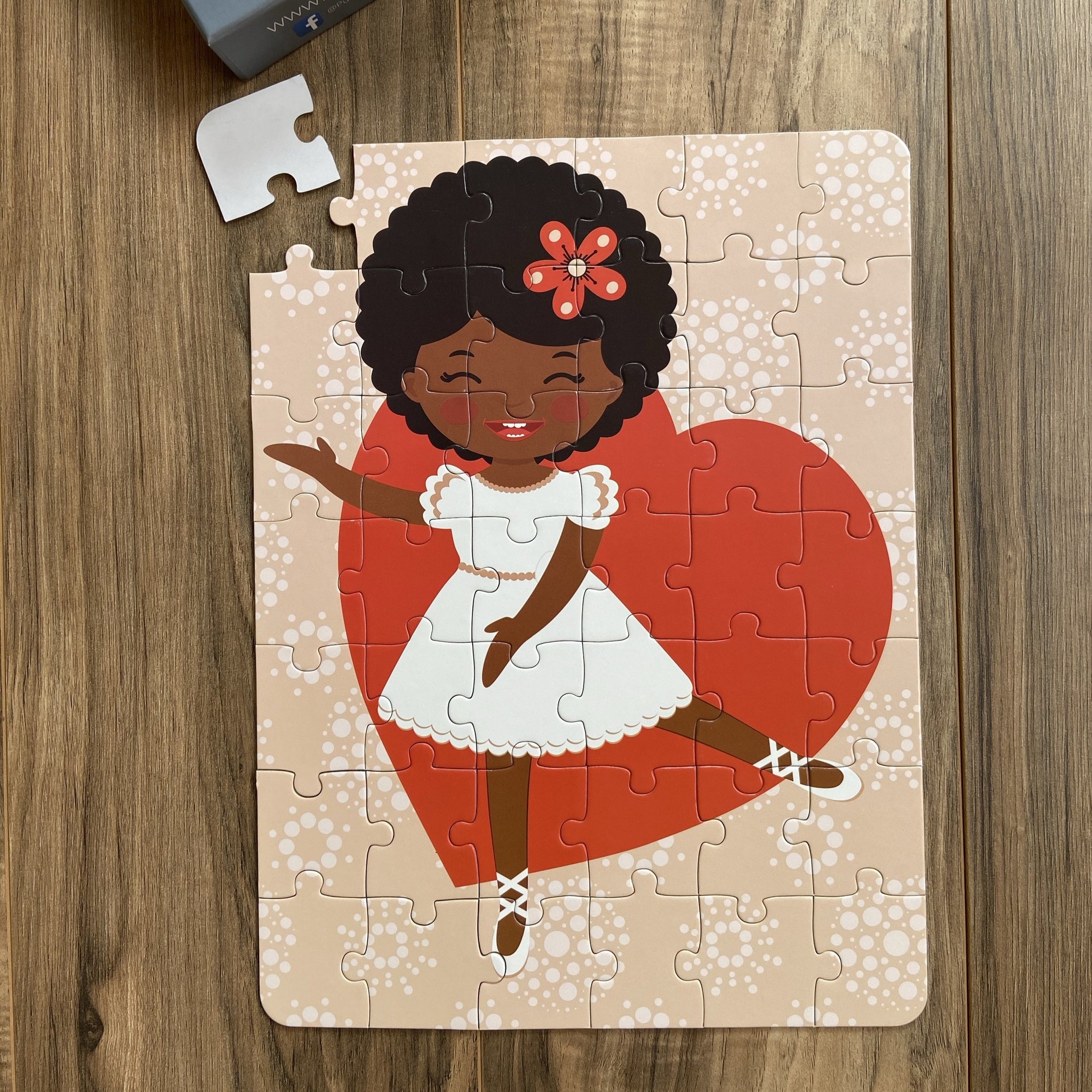 Ballerina Love Puzzle (10.5in x 14in w/42 pieces)