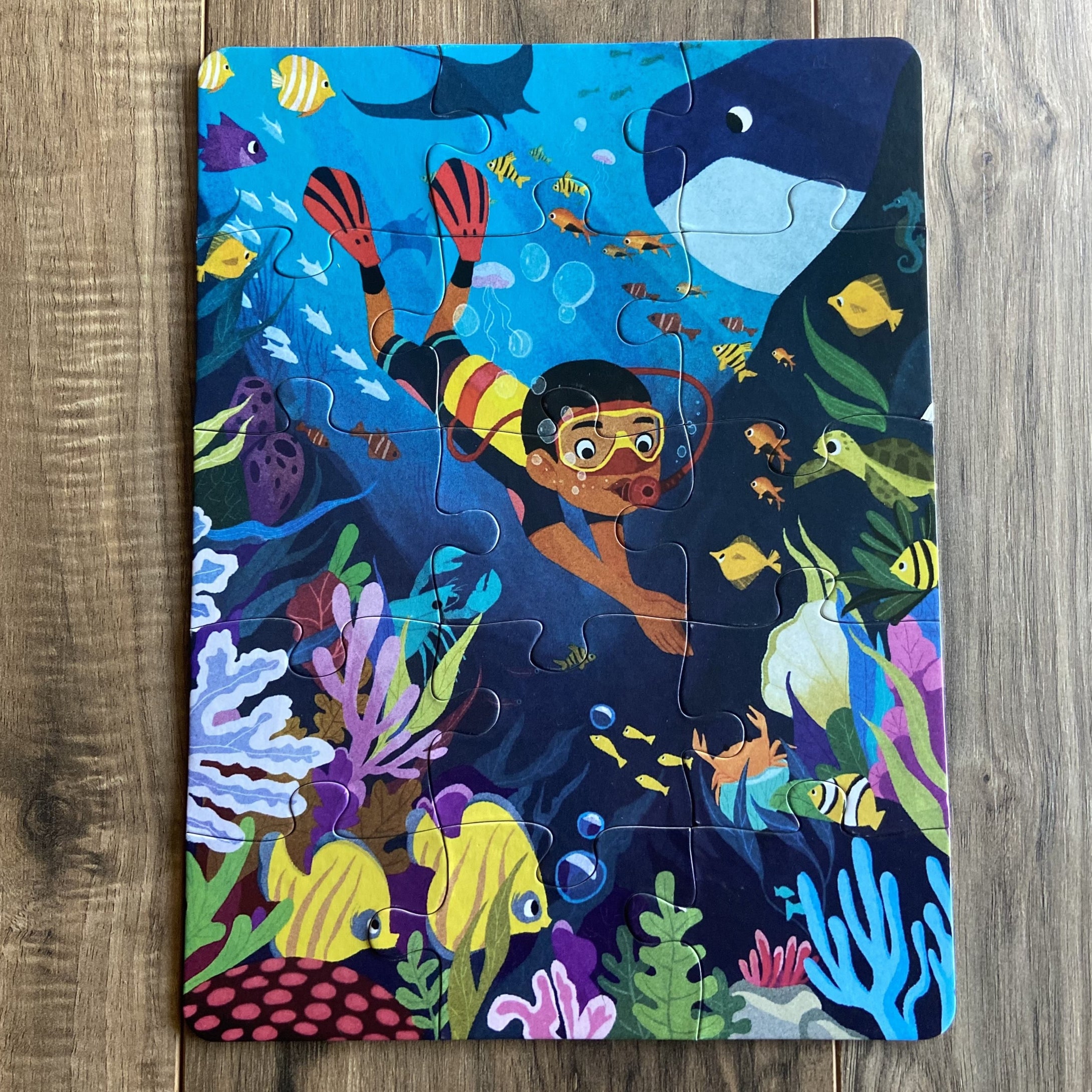 Ocean Exploration Puzzle for Kids (9in x 12in, 15 Pieces) – African ...