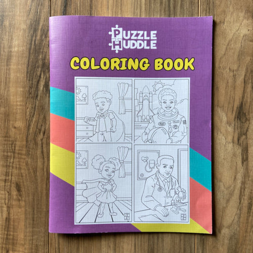 Puzzle Huddle Coloring Book