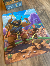 David and Goliath Kids' Puzzle (9in x 12in w/15 pieces)