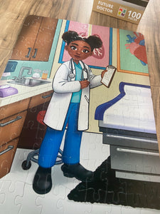 XL Future Doctor Kids' Puzzle (14in x 19.5in w/100 Pieces)