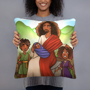Jesus and the Children Pillow
