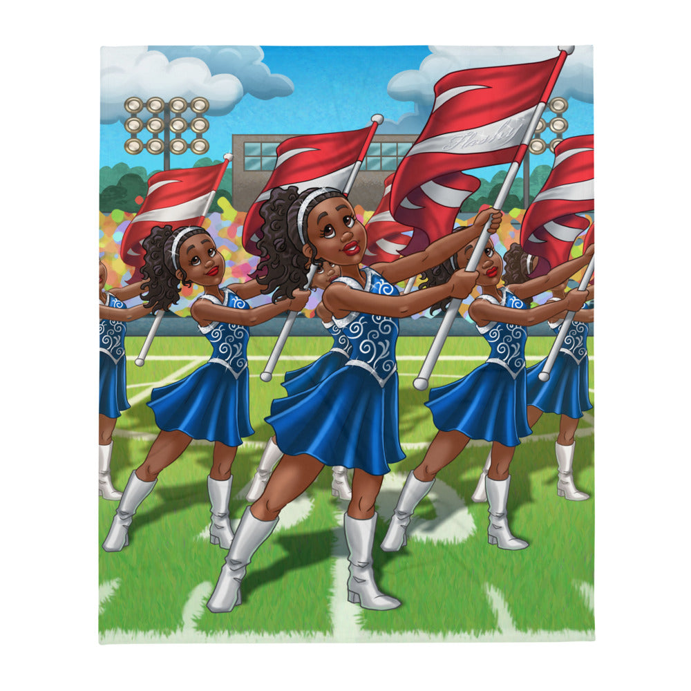 Flashy Flag Throw Blanket