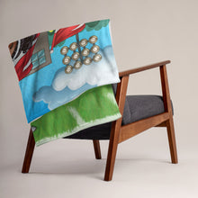 Flashy Flag Throw Blanket